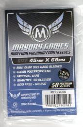 ミニユーロサイズ プレミアム カードスリーブ(45mm×68mm) 50枚入り